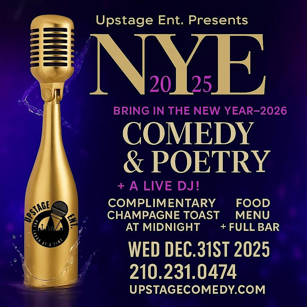 NYE 2025: Comedy & Poetry Night at Upstage