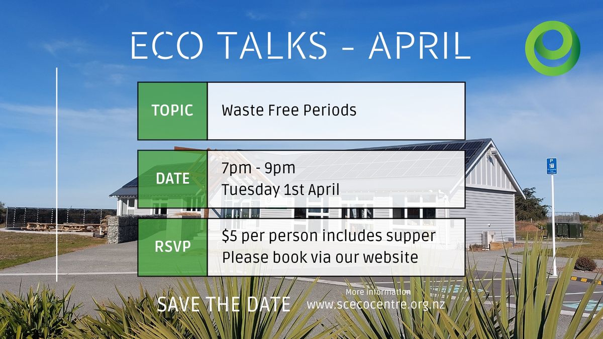 Eco Talks April - Waste Free Periods