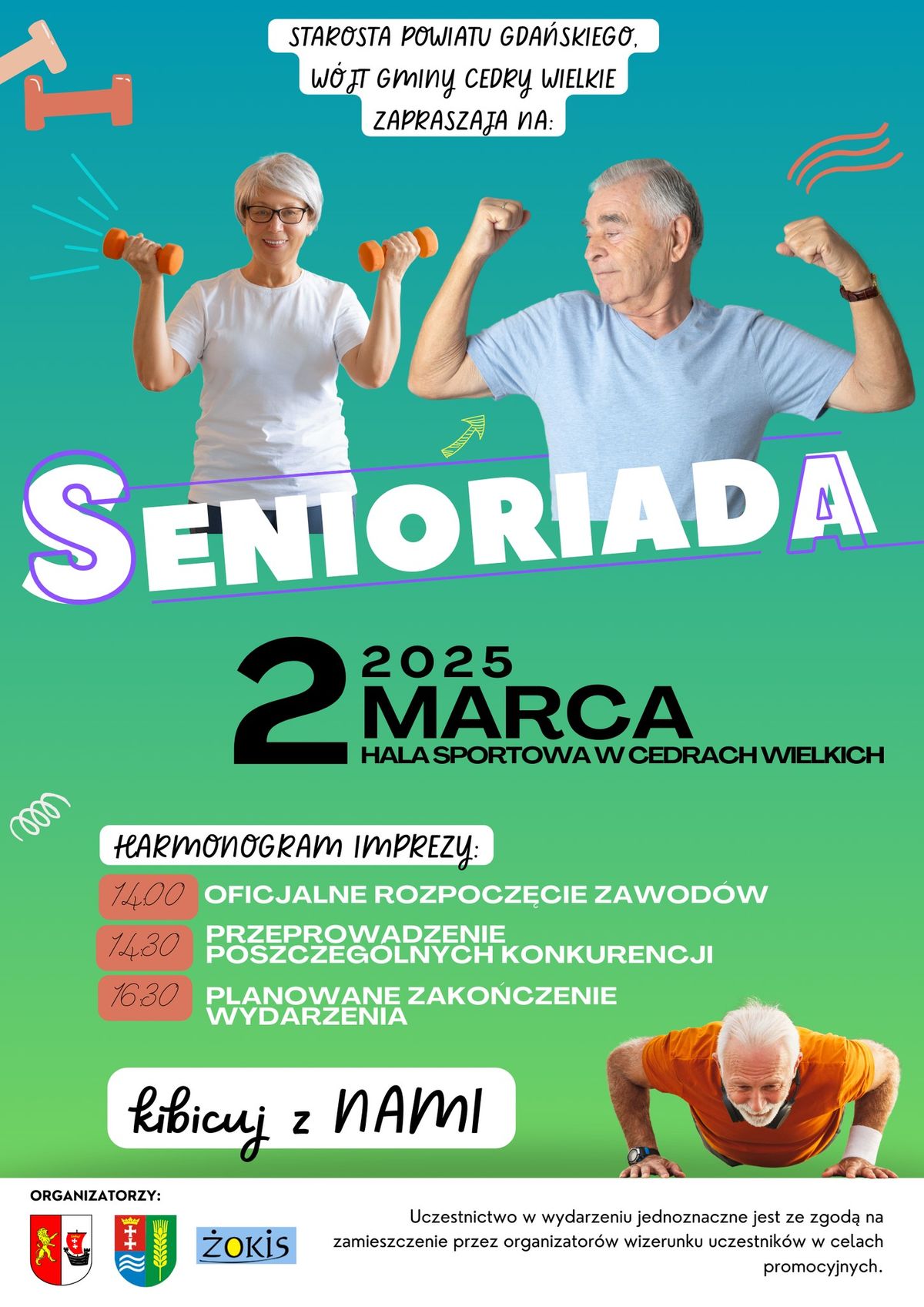 Senioriada czyli sportowe \u015bwi\u0119to pe\u0142ne emocji w Cedrach Wielkich