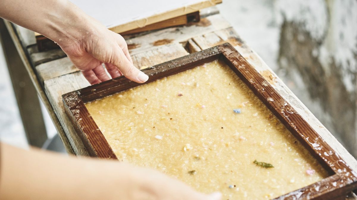 Upcycled Papermaking with Larry Frates!