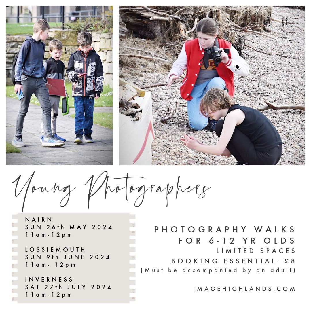 YOUNG PHOTOGRAPHER WALK 6-12 yr olds