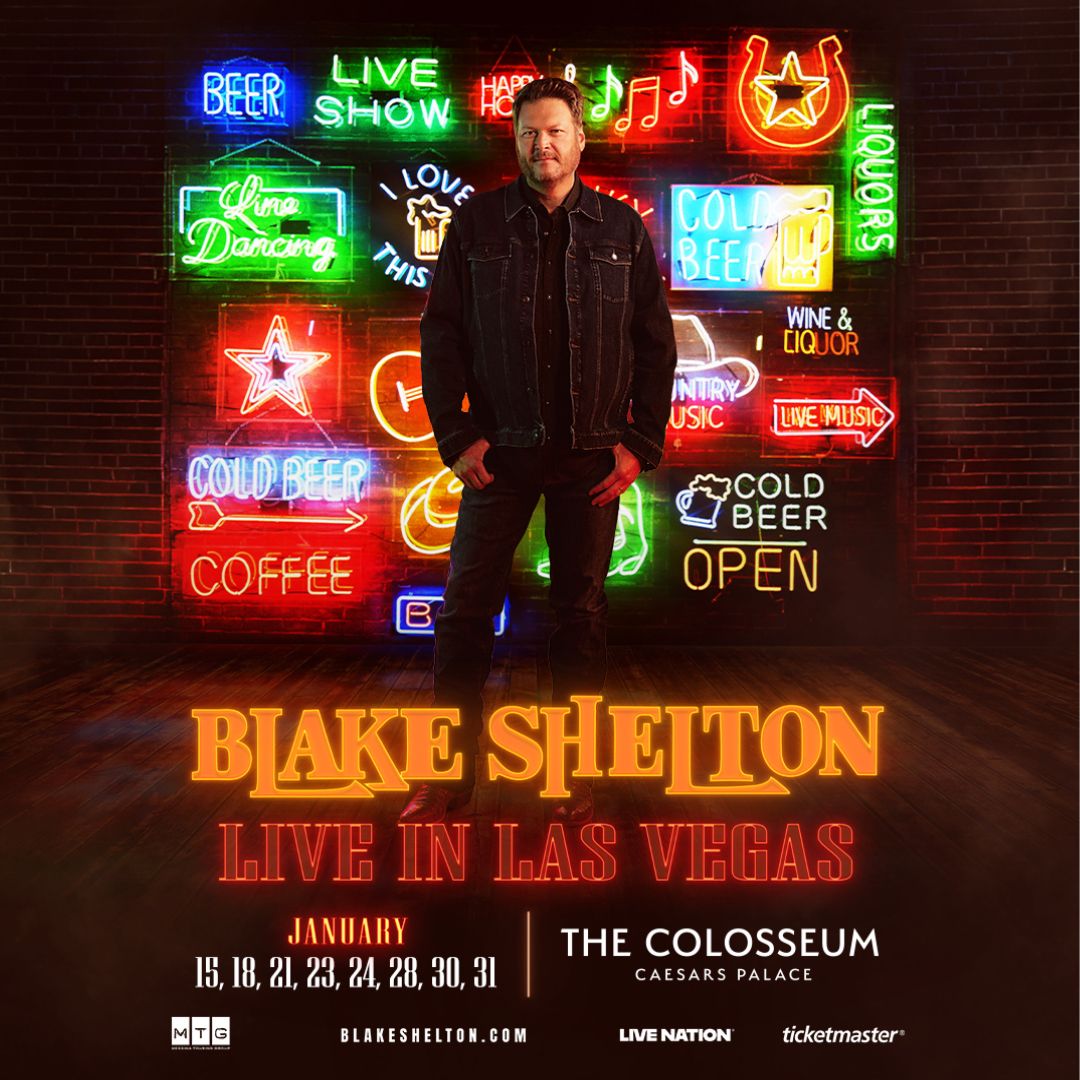 Blake Shelton Las Vegas Tickets