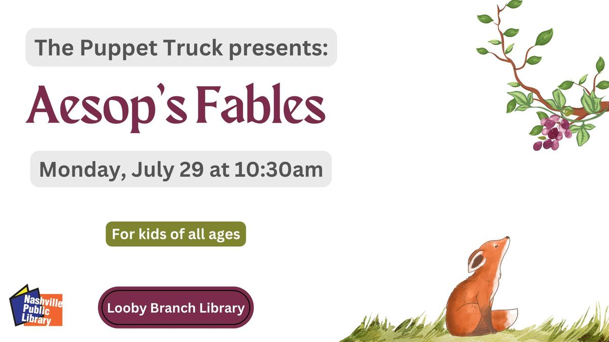 The Puppet Truck presents: Aesop's Fables