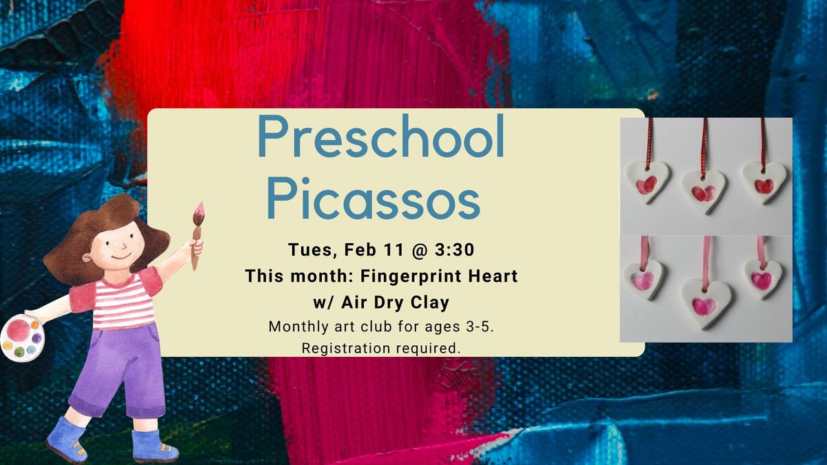 Preschool Picassos (ages 3-5)