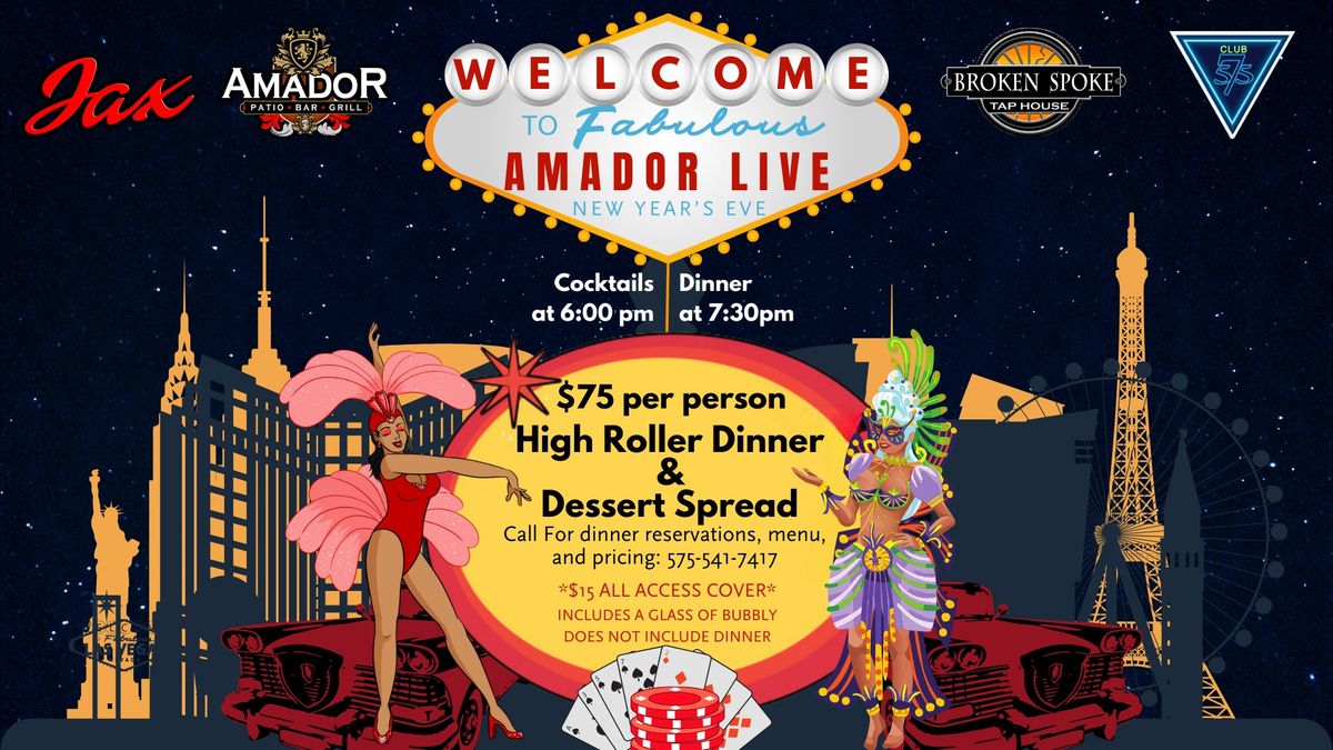 Amador Live's New Year's Eve Bash! VEGAS BABY!