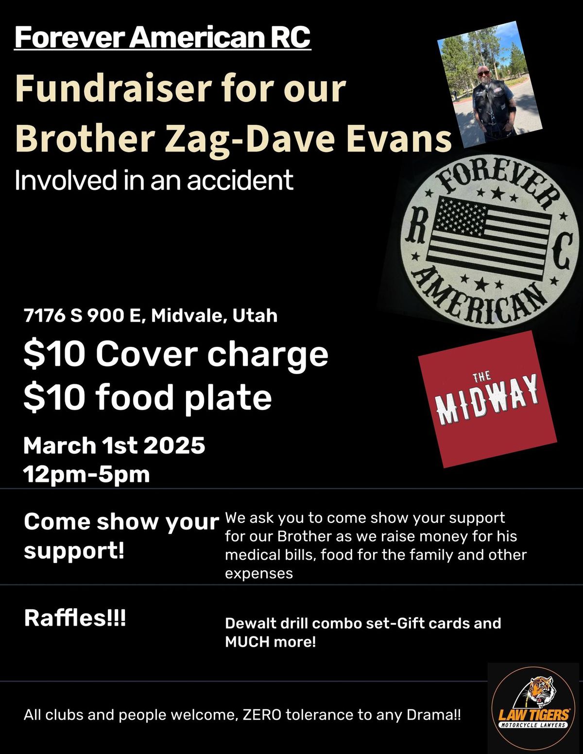 Fundraiser event for our Brother Zag