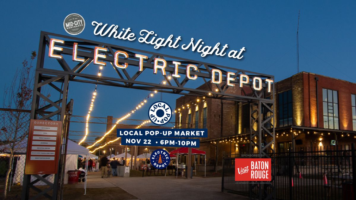 Local Pop-Up November 22 Market at Mid-City's White Light Night