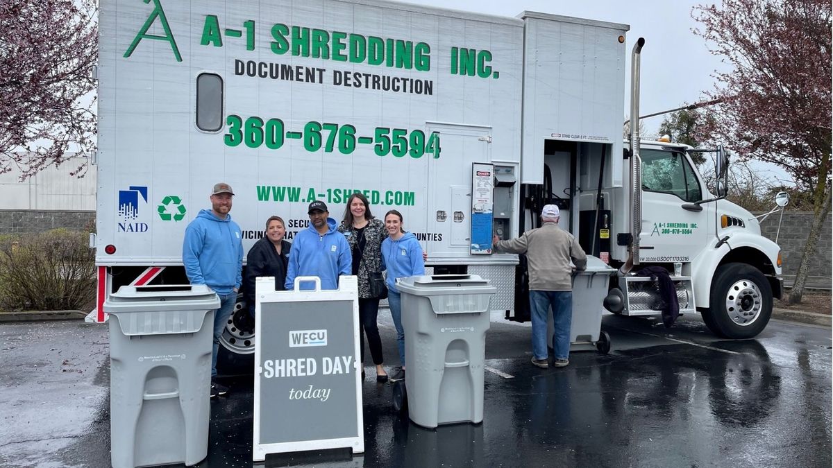 WECU Shred Day in Bellingham