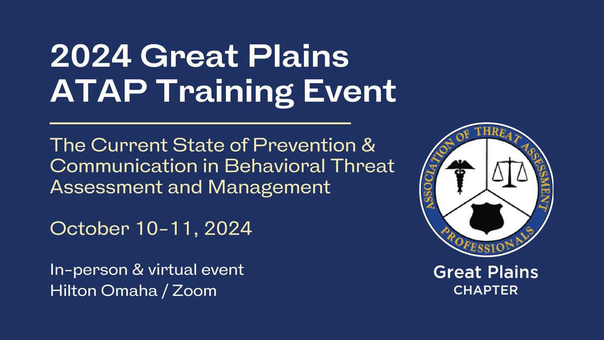 Great Plains ATAP Fall Training Event