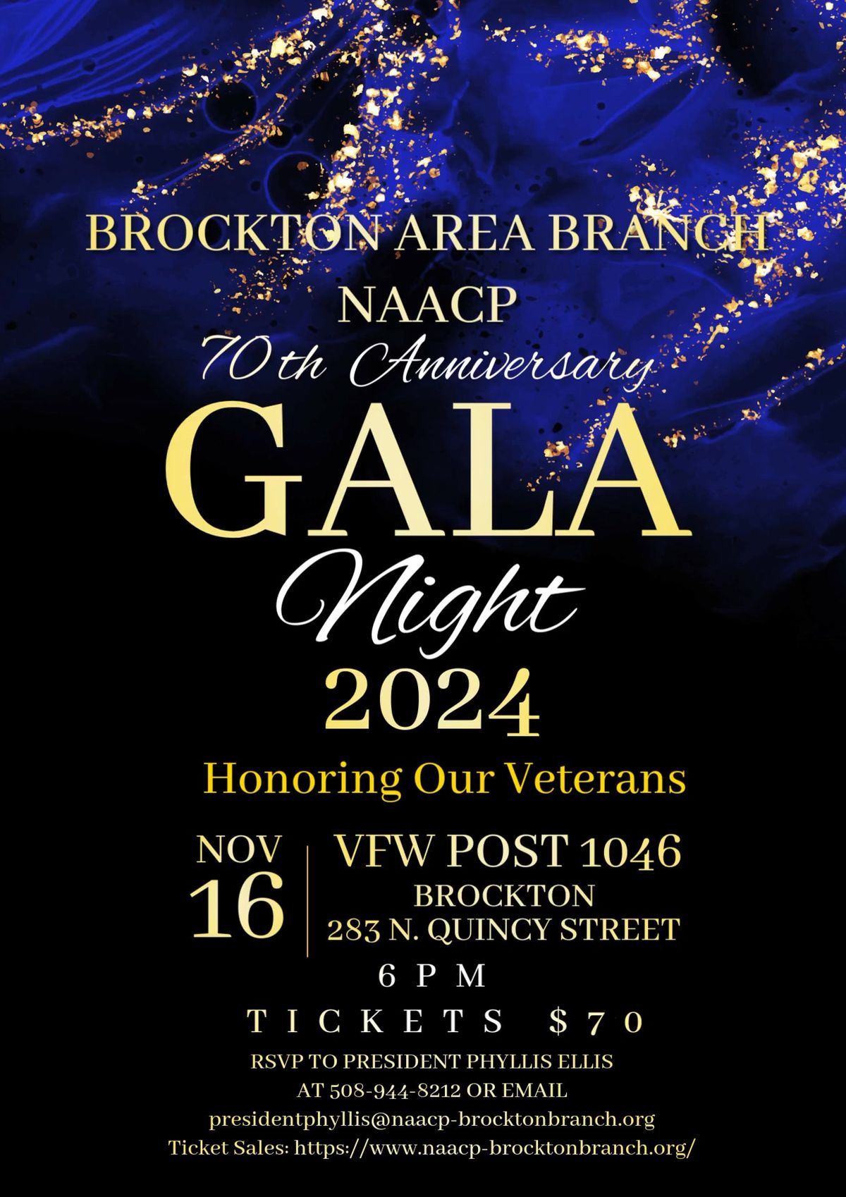 Brockton Area Branch NAACP 70th Anniversary Gala Night