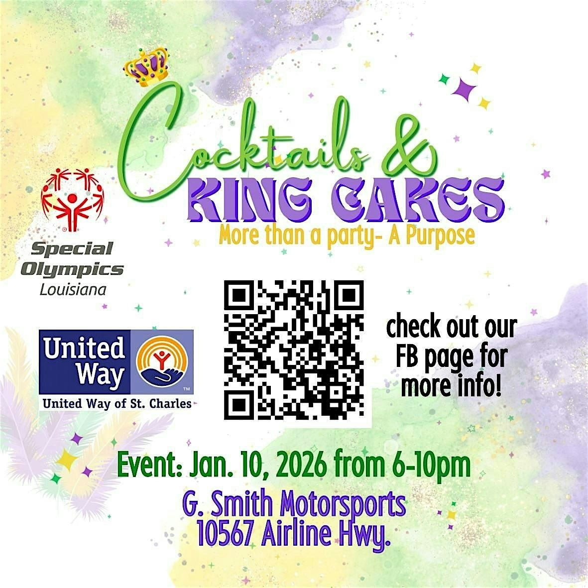 Cocktails & King Cakes Fundraiser 2026