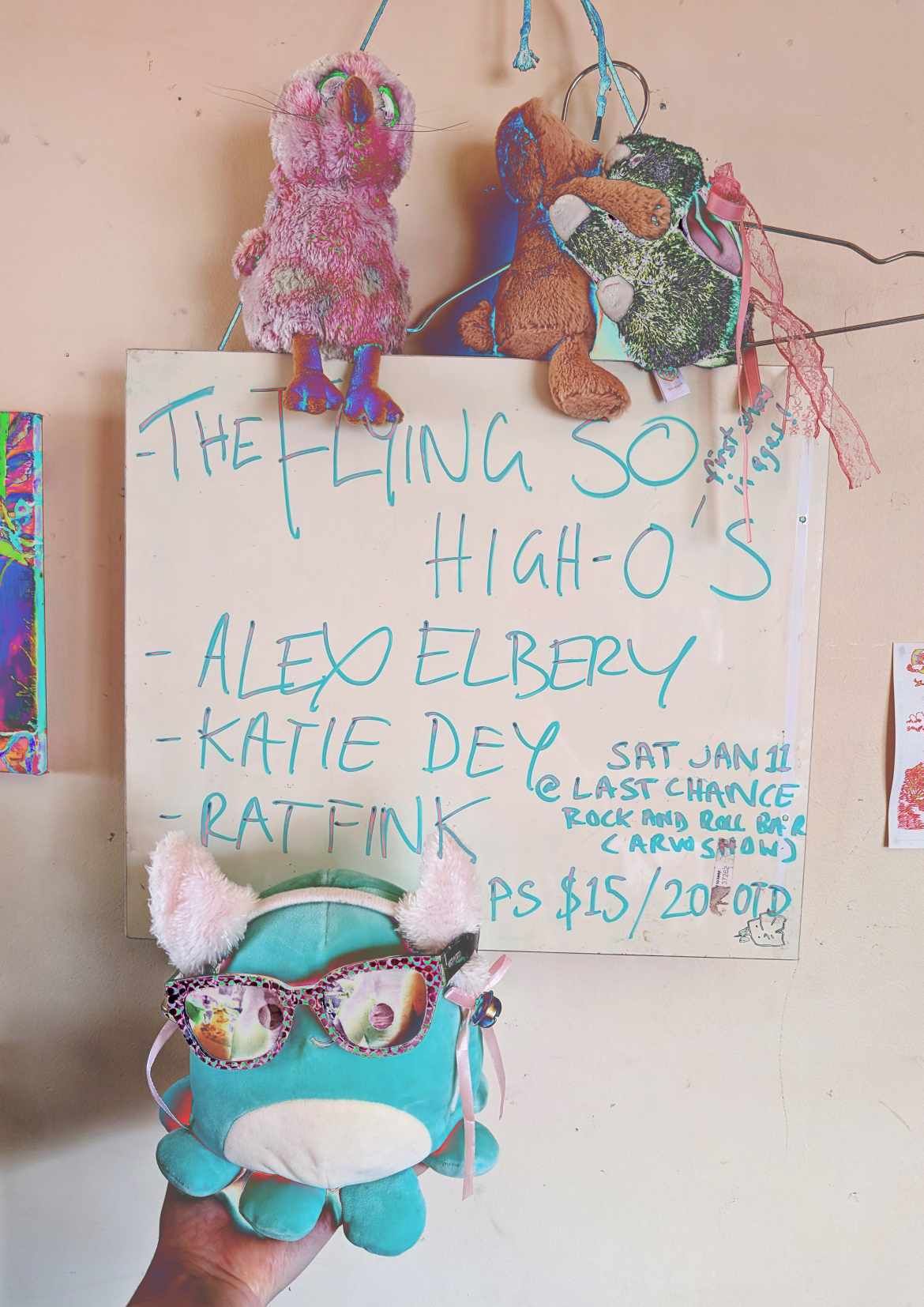 THE FLYING SO HIGH-O'S GRANDIOSO RETURN! W ALEX ELBERY, KATIE DEY & RATFINK