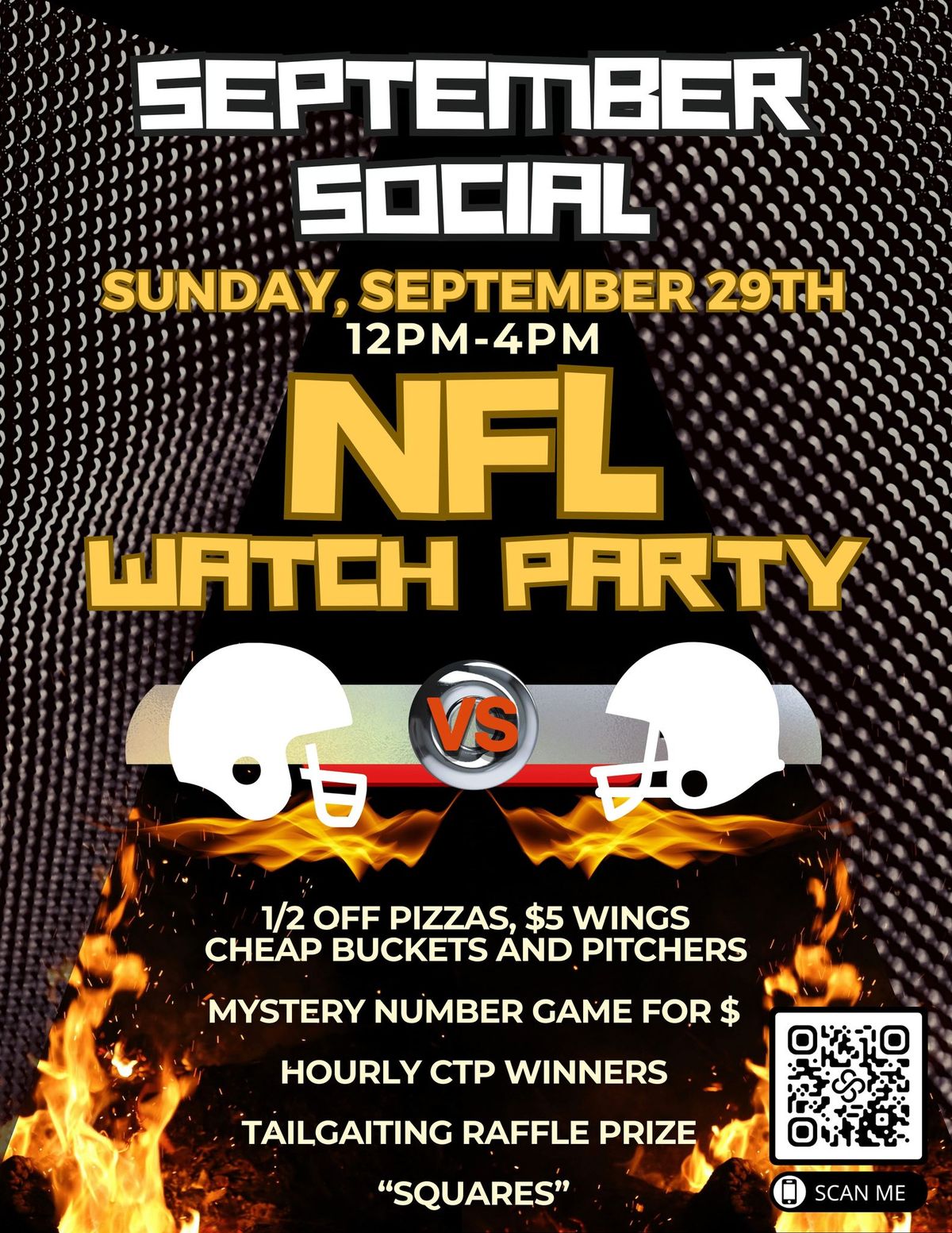 ?September Social NFL Watch Party?