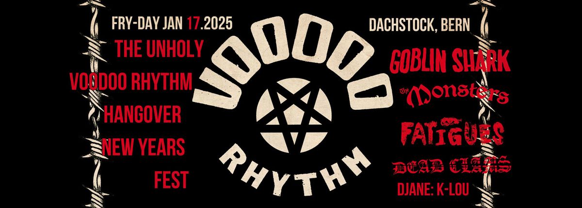 the Unholy Voodoo Rhythm Hangover New Years Fest