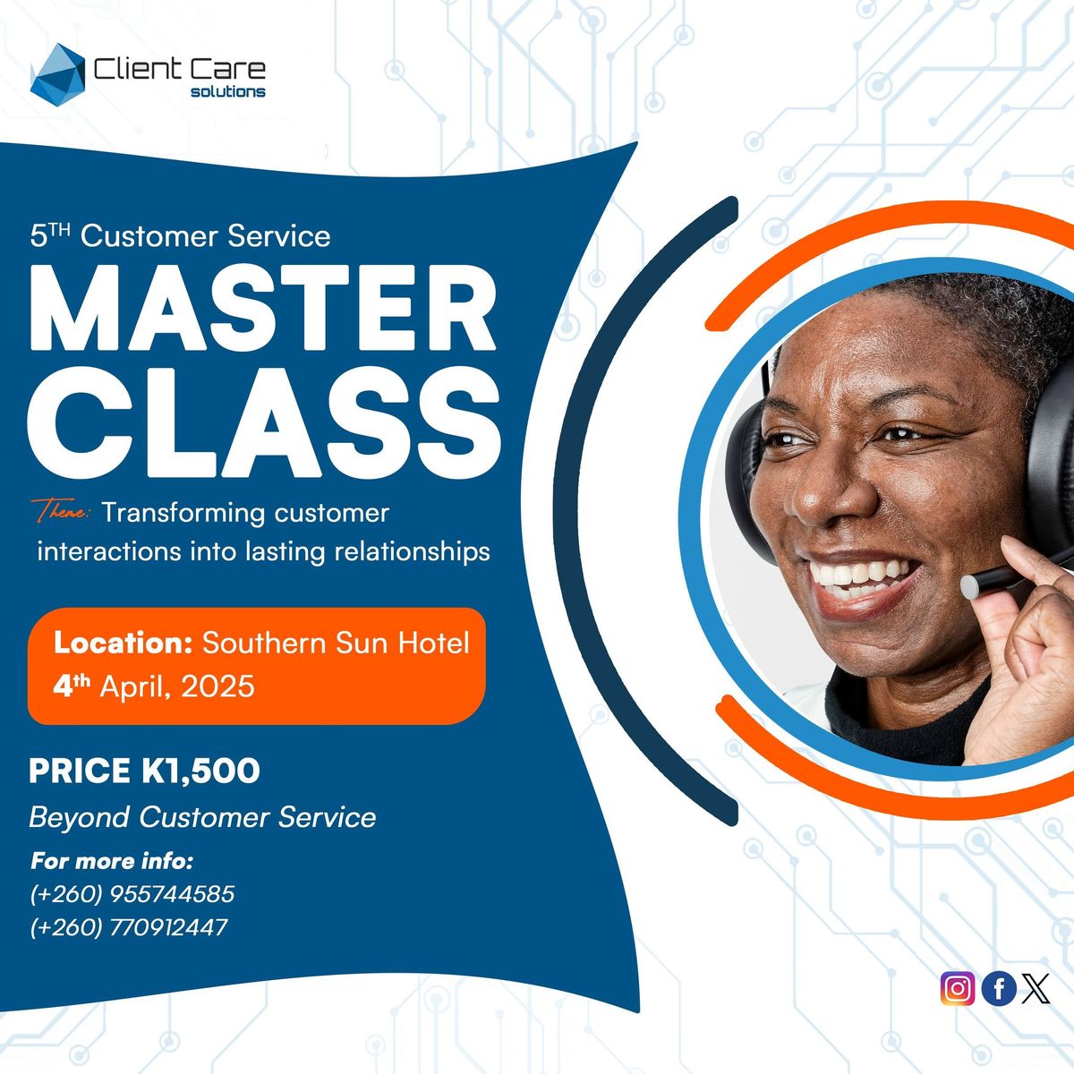 5th Customer Service Master Class