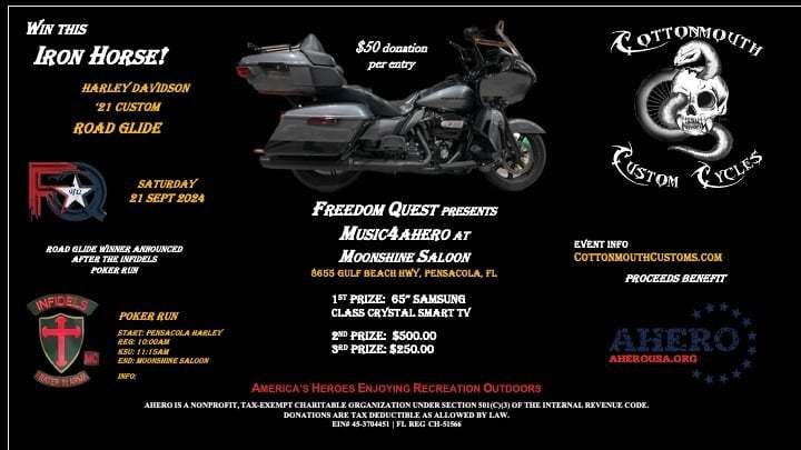 Cottonmouth Road Glide Ultra GiveAway4AHERO