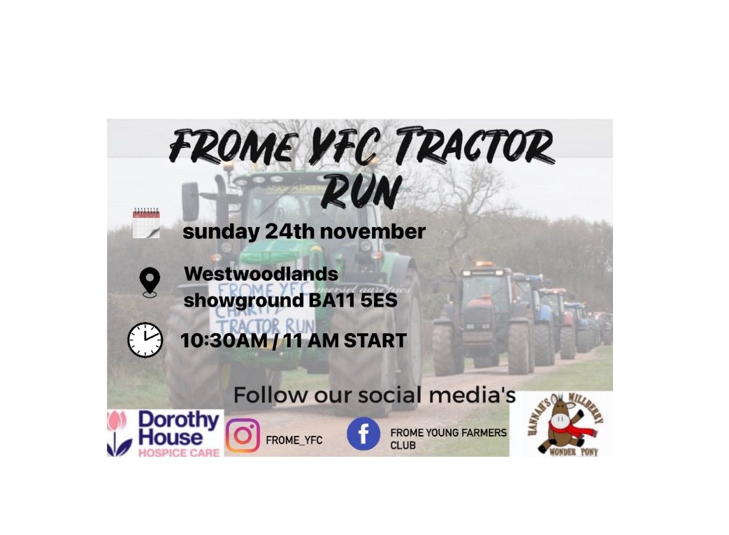 Frome young Farmers Tractor Run