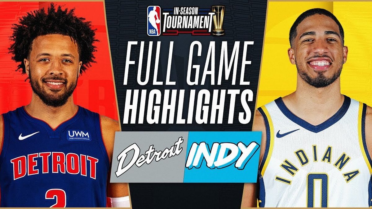 NBA In Season Tournament - Detroit Pistons at Indiana Pacers