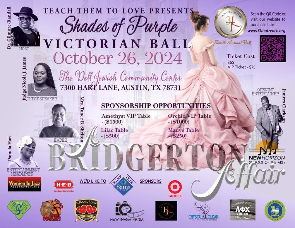 The Shades of Purple Domestic Violence Awareness Ball- A Bridgerton Jazz Affair