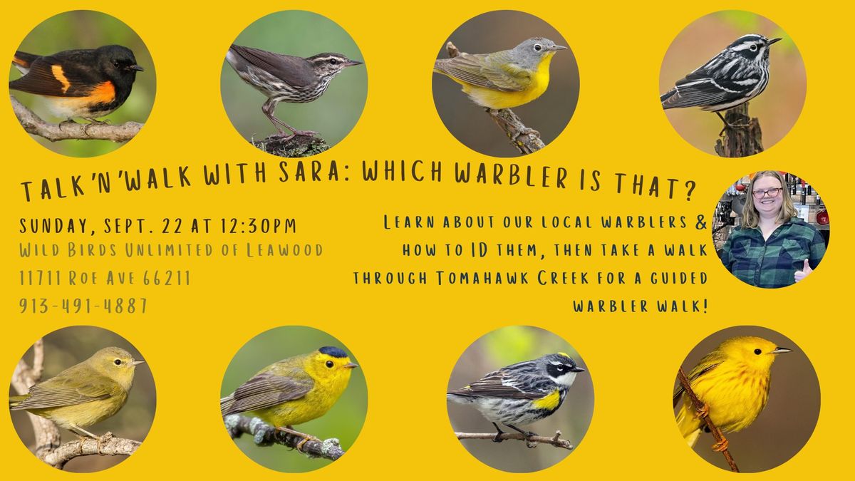 Which Warbler Is That? Talk'n'Walk with Sara Blunk!