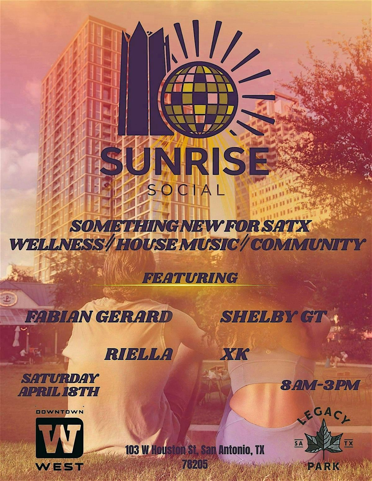 Sunrise Social: Wellness + House Music Experience | San Antonio