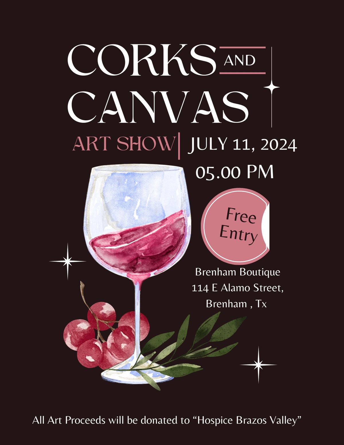 Corks & Canvas : Art Show 