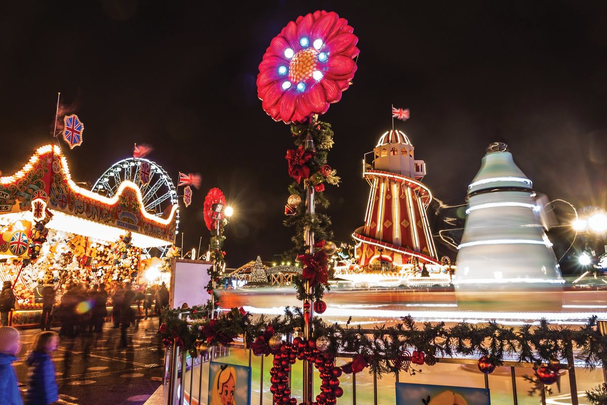 Day trip to Winter Wonderland, Hyde Park, London