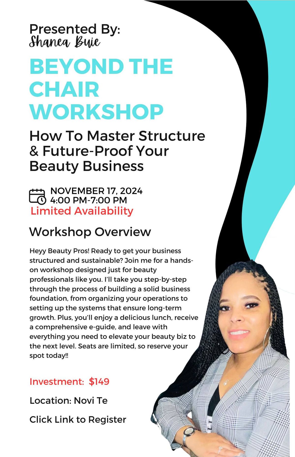 Beyond the Chair Workshop: How to Master Structure & Future-Proof Your Beauty Business