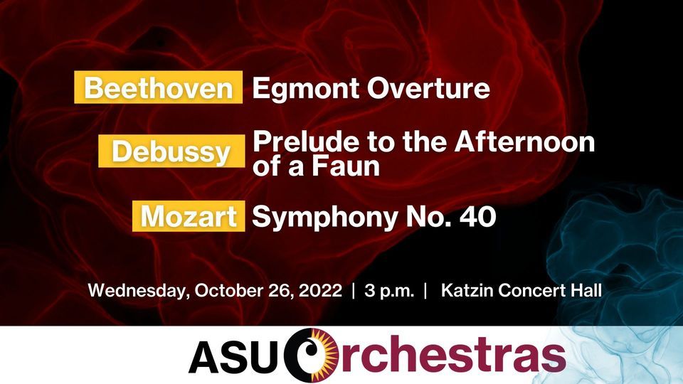 ASU Studio Orchestra: Mozart Symphony No. 40 and other masterworks