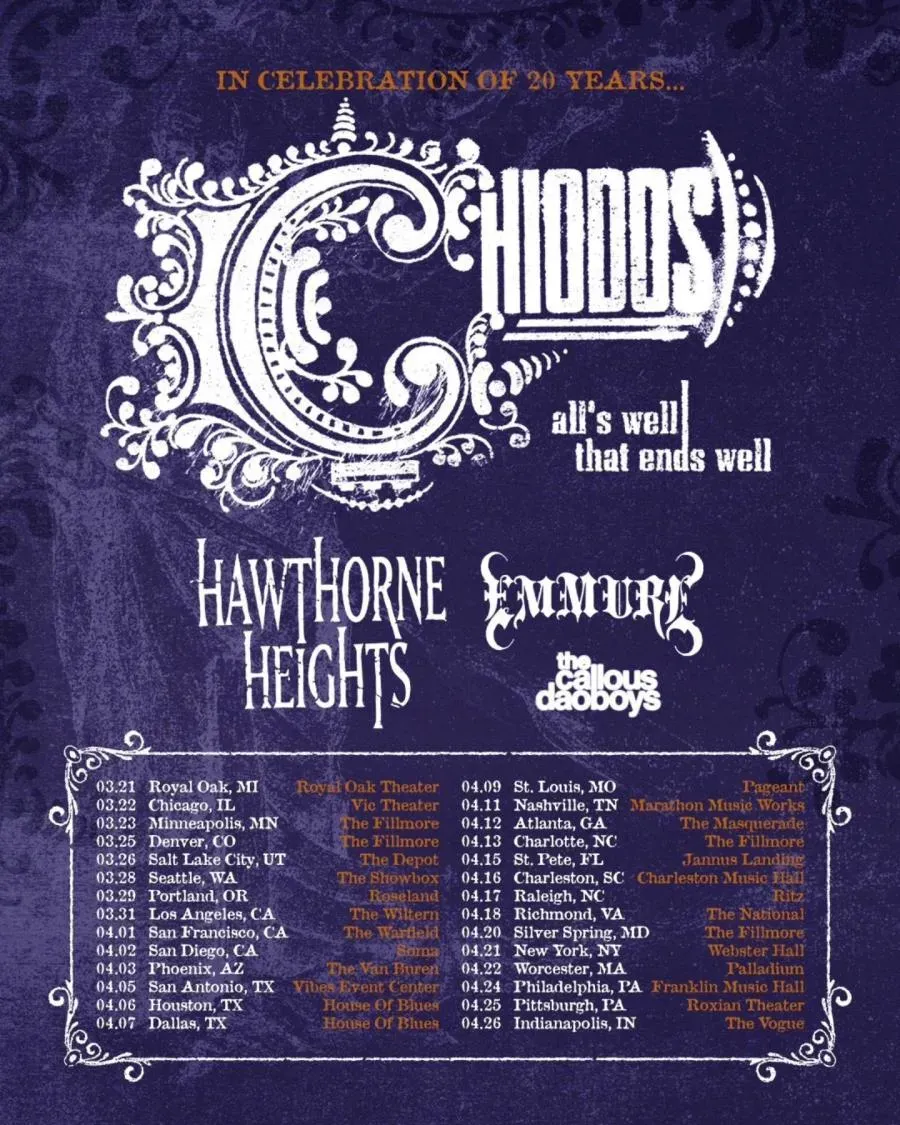 Chiodos at The Palace Theatre Calgary