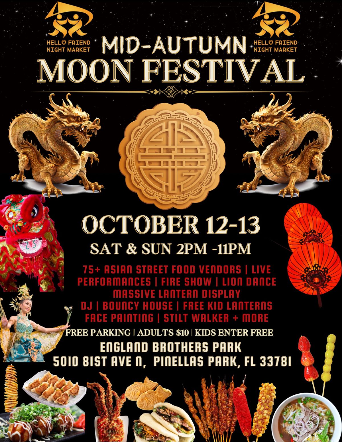 Mid Autumn Moon Festival - Massive Asian Street Food & Music Festival