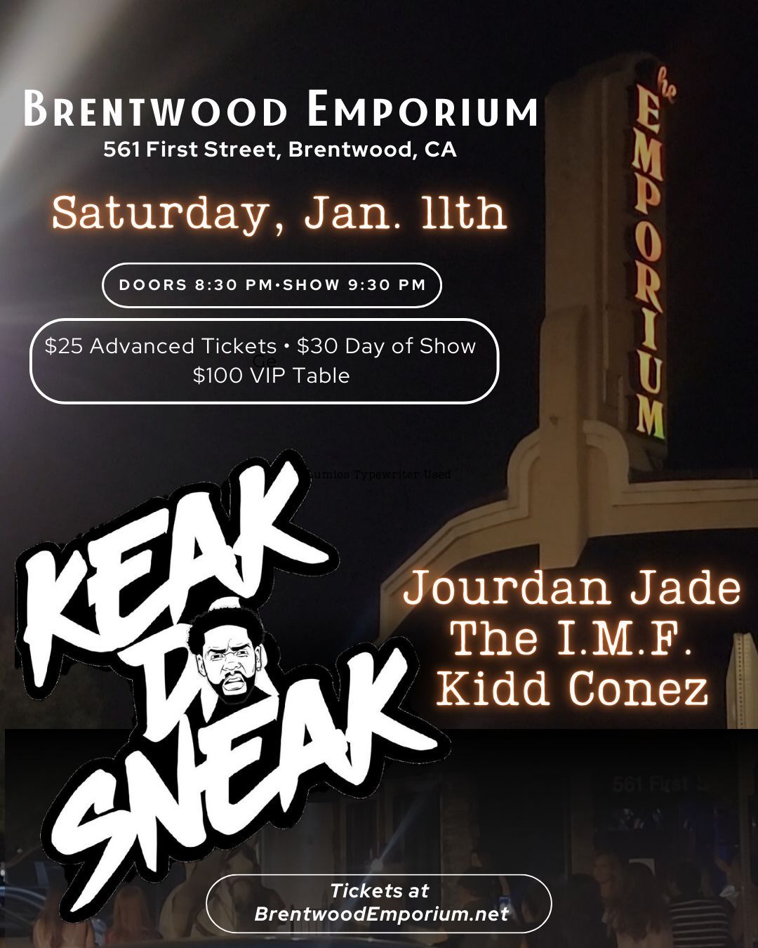 Keak Da Sneak with Jourdan Jade, The I.M.F., and Kidd Conez