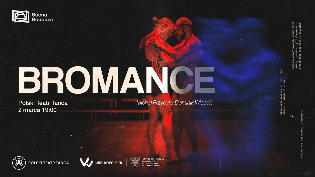 Bromance \/\/ Micha\u0142 Przyby\u0142a, Dominik Wi\u0119cek \/\/ Polski Teatr Ta\u0144ca