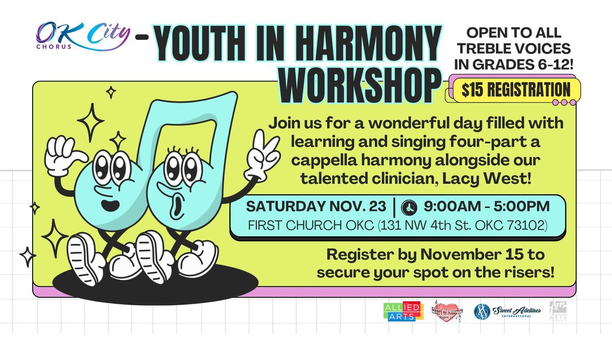 Youth in Harmony Workshop presented by OK City Chorus