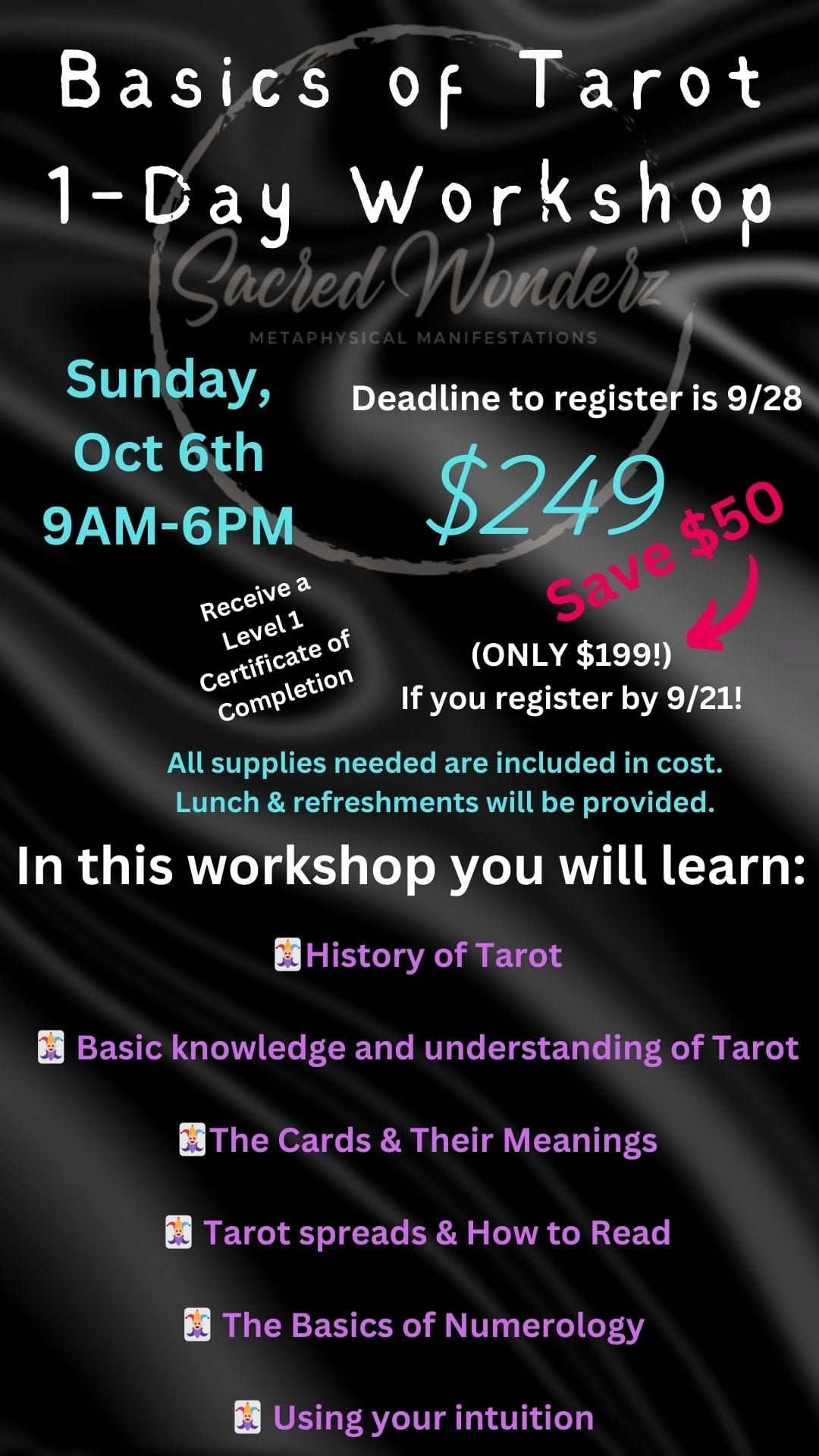 One Day Tarot Workshop