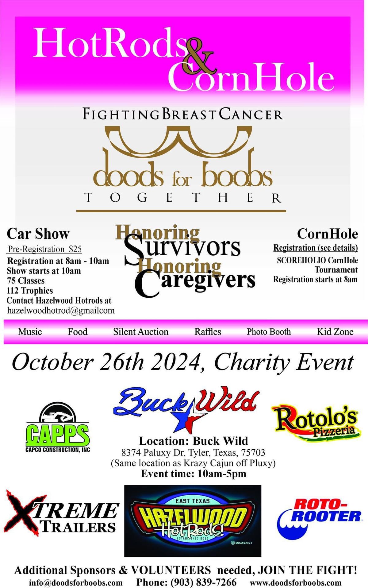 HotRods & CornHole: Fighting Breast Cancer