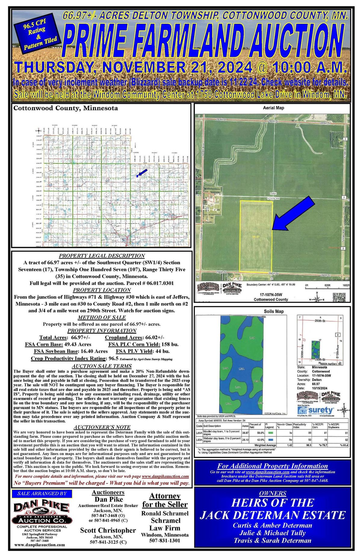 PRIME FARMLAND AUCTION