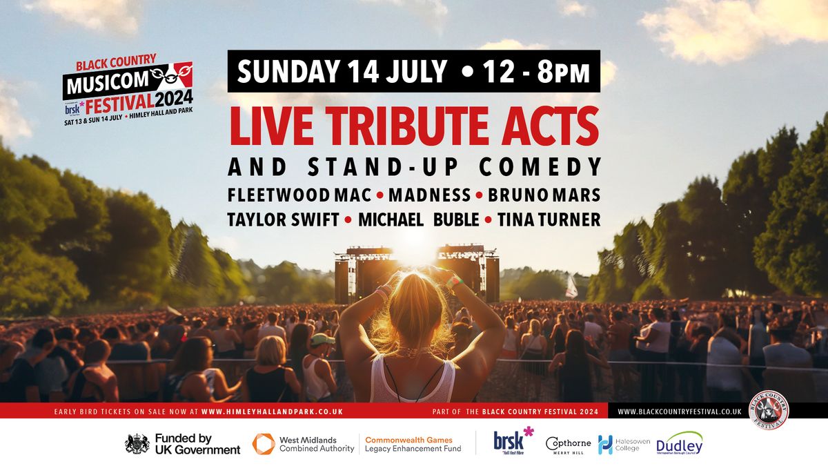 Black Country Musicom - Tributes + Live Comedy 