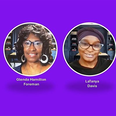 Glenda Hamilton Foreman and LaTanya Davis