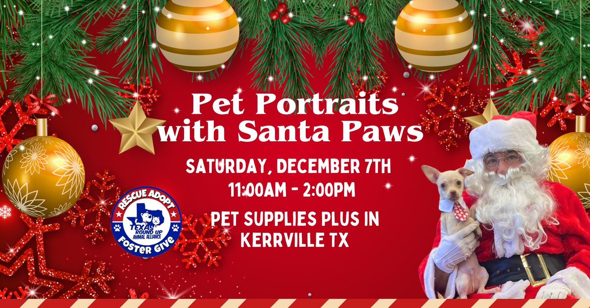 Pet Portraits with Santa Paws