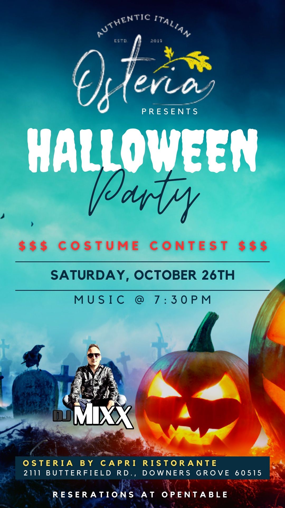 HALLOWEEN PARTY & COSTUME CONTEST