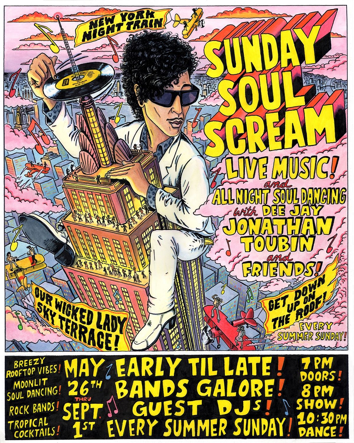 ALL DAY & ALL OF THE NIGHT SUNDAY SOUL SCREAM! SICK THOUGHTS, EVOLFO, GNARCISSISTS, FLASYD, BIPOLAR,