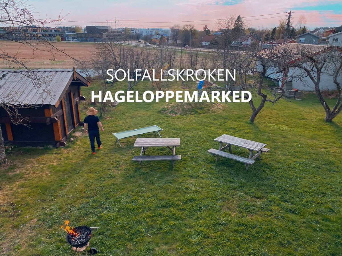 HAGELOPPEMARKED I SOLFALLSKROKEN