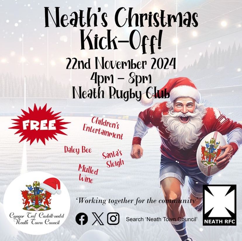 Neath Christmas Kickoff \ud83c\udf85\ud83c\udffc\ud83c\udf84