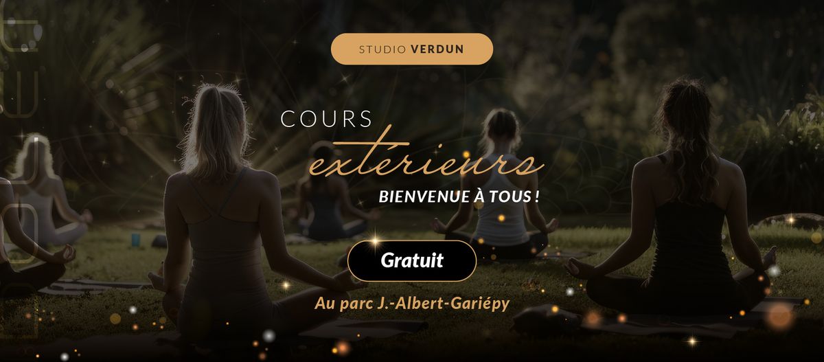 YOGA EXT\u00c9RIEUR GRATUIT - Parc J.-Albert-Gari\u00e9py Verdun