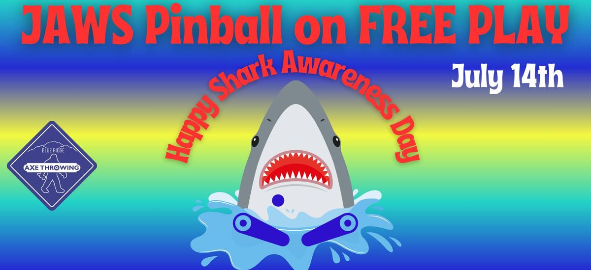 FREE Play on JAWS Pinball for Shark Awareness Day