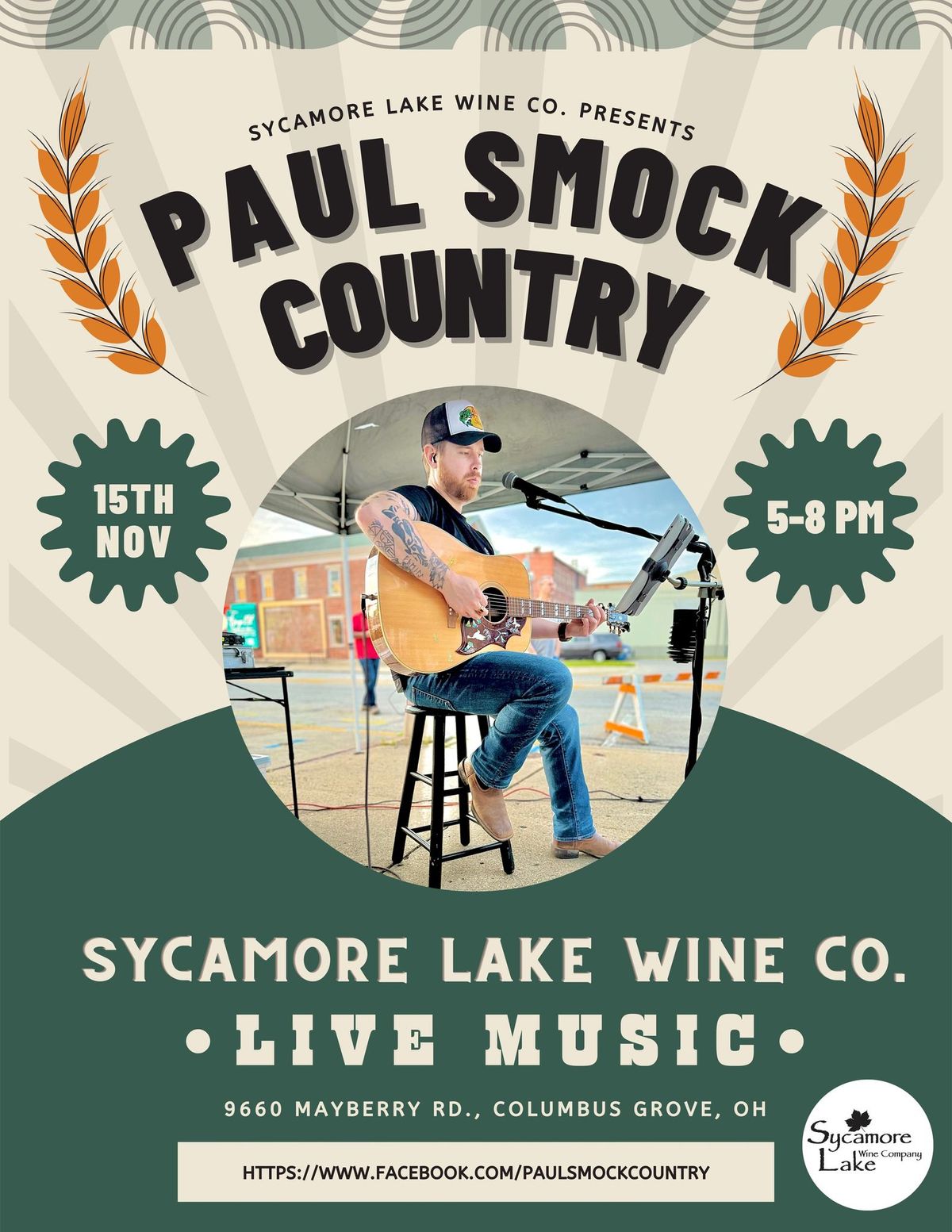 Sycamore Lake Wine Co. @ Columbus Grove!!!