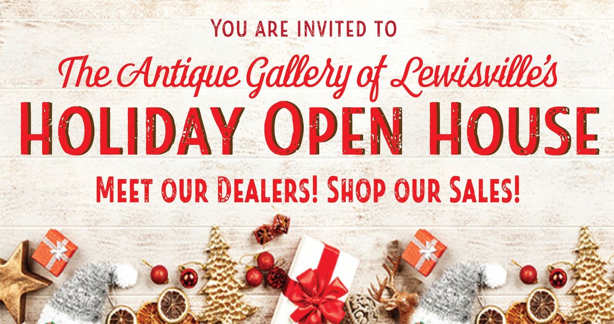 Holiday Open House at The Antique Gallery of Lewisville!