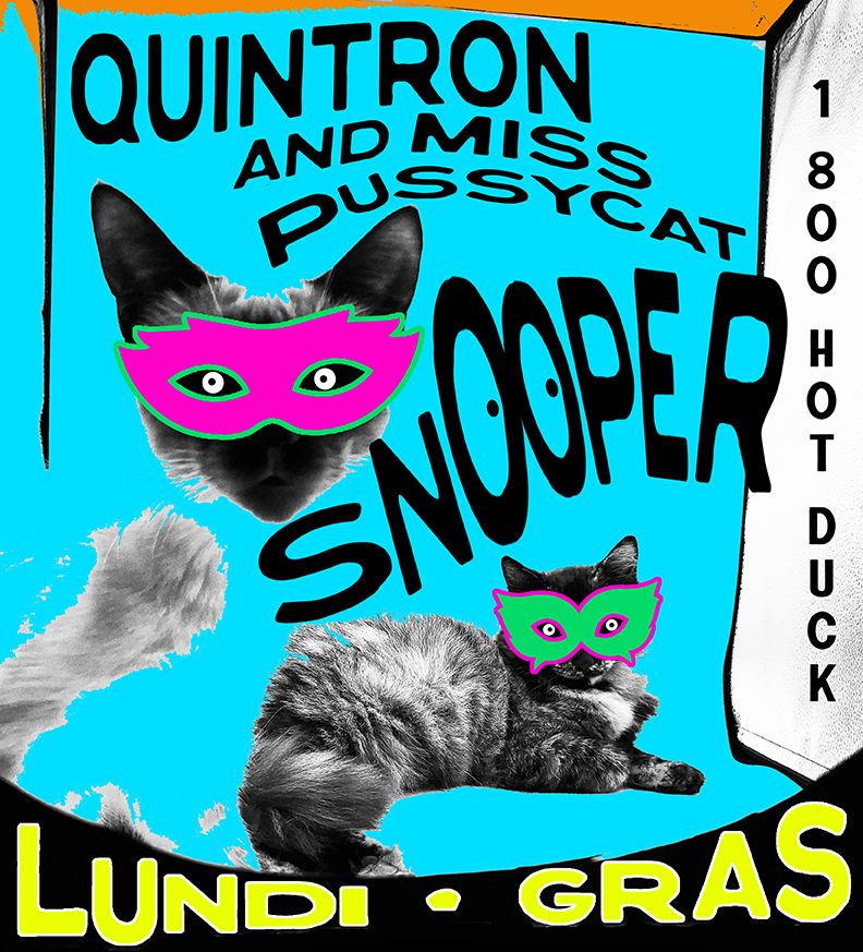 Quintron & Ms. Pussycat with SNOOPER & 1 800 HOT DUCK