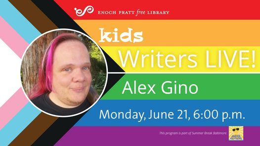 Kids Writers LIVE! Alex Gino